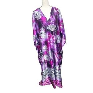 Winlar Heather Long Caftan Size OSFM Silky Soft Leisure